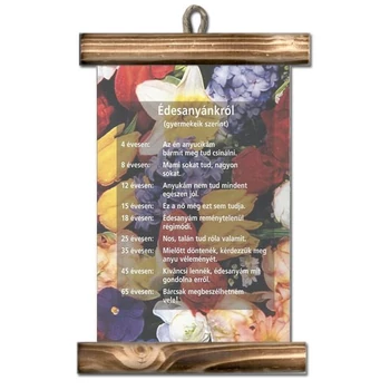 Fadíszeslap - Édesanyánkról
