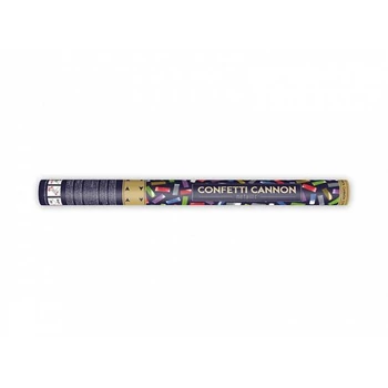 Konfettiágyú - Színes lapok, 60cm