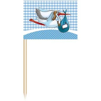 Falatkapálcika - Gólyás, Kék, 50db