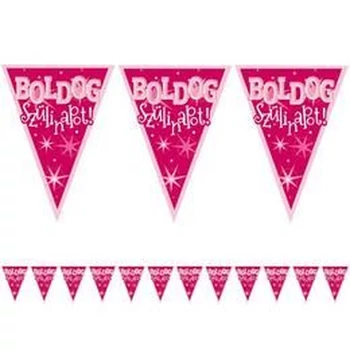 Zászlófüzér - Boldog szülinapot, Rózsaszín
