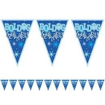 Zászlófüzér - Boldog szülinapot, Kék