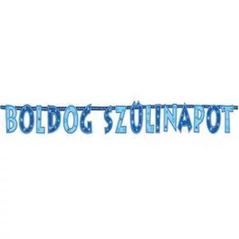 Betűfüzér - Boldog szülinapot, Kék