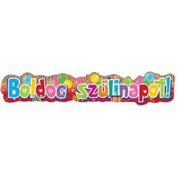 Banner - Boldog szülinapot, Szívecskés