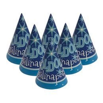 Party kalap - Boldog szülinapot, Kék