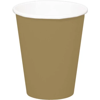 Papírpohár - Arany, 8db