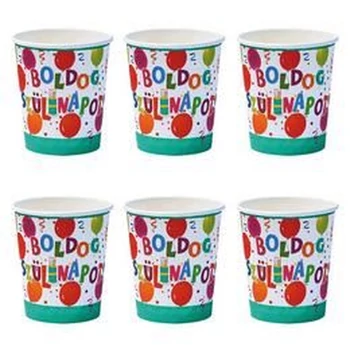 Papírpohár - Jamboree, 6db