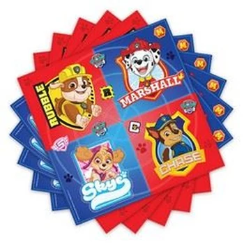 Mancs Őrjárat - Paw Patrol 2018 Parti Szalvéta - 33 cm x 33 cm, 16 db-os