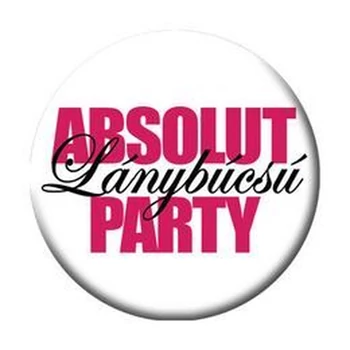 Kitűző - Absolut Lánybúcsú Party