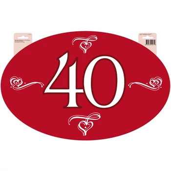 Faldekoráció - 40-es, Piros