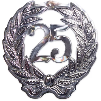 Faldekoráció - 25-ös, Ezüst