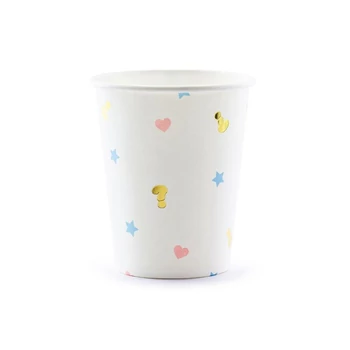 Pohár - Fiú vagy Lány Bababváró Parti Papír pohár, 200ml,6 db