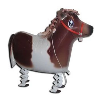 Sétáló póni héliumos lufi – interaktív fólia léggömb