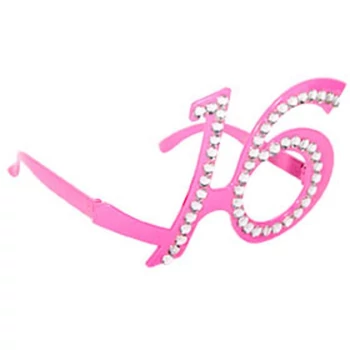 Szemüveg - 16-os alakú, rózsaszín