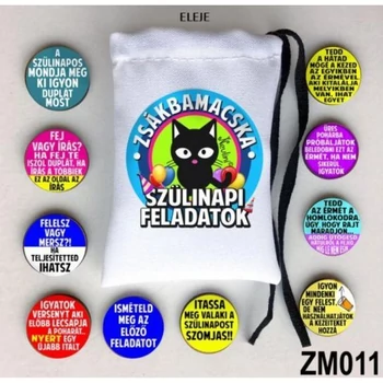 Zsákbamacska - Szülinapos