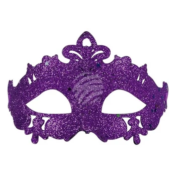 Maszk - Szem Karnevál Korona Lila