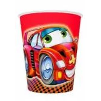 Papírpohár - versenyautós