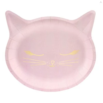 Papírtányér - Cicás