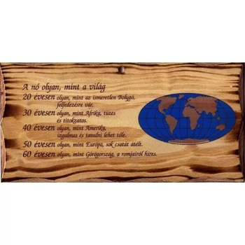 Fatábla - A nő olyan mint a világ -