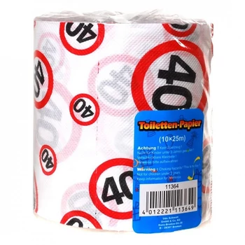 WC papír - 40. születésnapra -