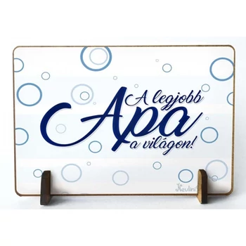 Kis fa tábla - A legjobb apa a világon