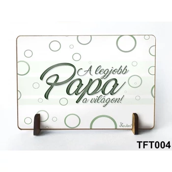 Kis fa tábla - A legjobb Papa a világon