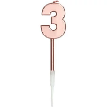 Gyertya - 3-as Rose Gold