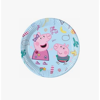 Peppa Malac - Peppa Pig Messy Play Parti Tányér - 23 cm, 8 db-os