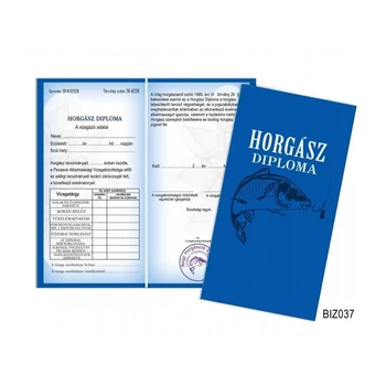 Bizonyítvány - Horgász