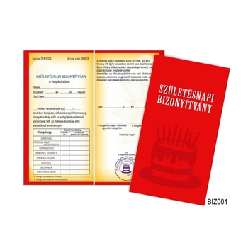 Bizonyítvány - Születésnapi