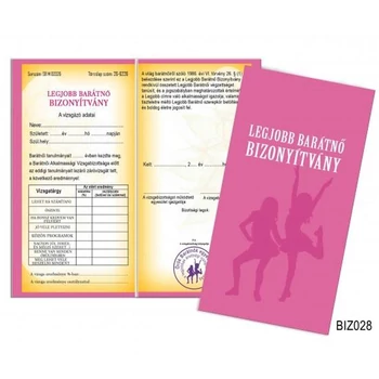 Bizonyítvány - Legjobb barátnő