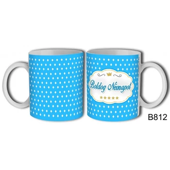 Bögre - Boldog Névnapot kék