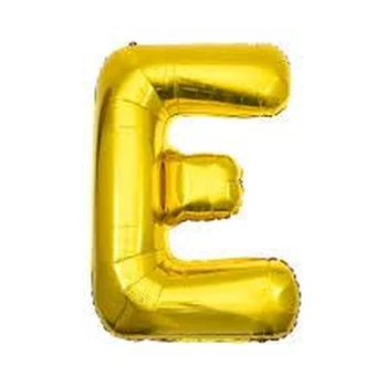 Fólia lufi - Nagy Arany "E" Betű 40"-es