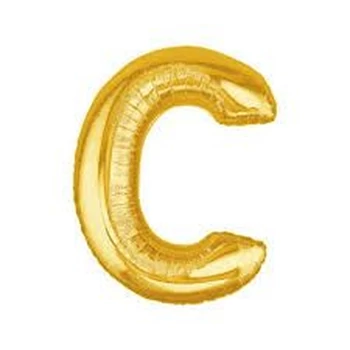 Fólia lufi - Nagy Arany "C" Betű 40"-es