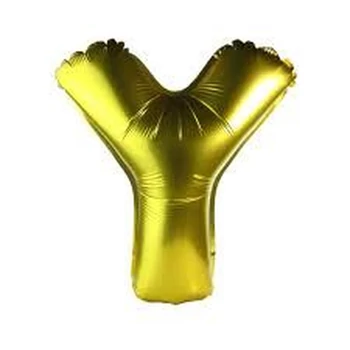 Fólia lufi - Nagy Arany "Y" Betű 40"-es