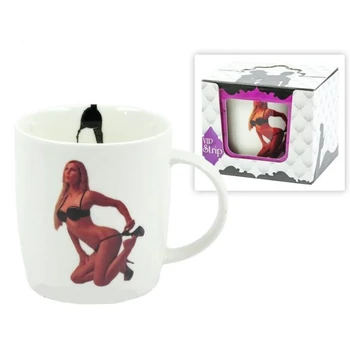 Bögre - Vetkőzős szexi nő 2.