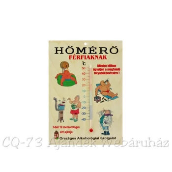 Fa tábla - Hőmérő férfiaknak