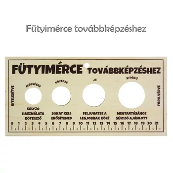 Fa tábla - Fütyi mérce