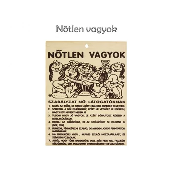 Fa tábla - Nőtlen vagyok