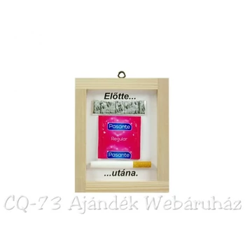 Fa tábla - Előtte - utána