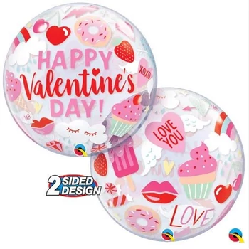 22 inch-es Everythings Valentine's - Valentin-napi Ikonok Bubble Luf