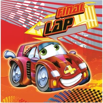 Happy Birthday piros kisautós - 20 db (Verda stílusú)