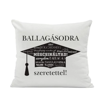 Párna Ballagásra Fekete Talárral 40 X 40 Cm