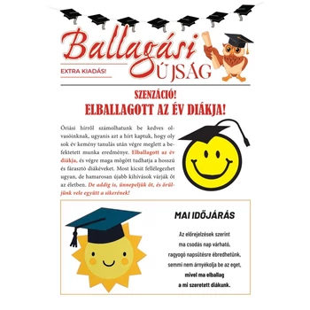 Ajándék Újság - Ballagási Újság