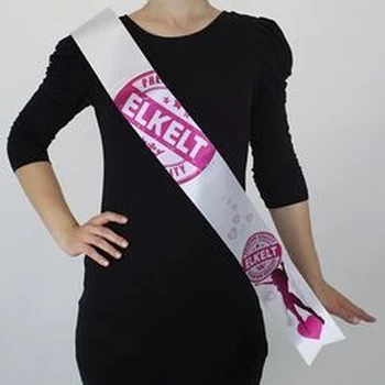 Vállszalag - Elkelt feliratú, Fehér