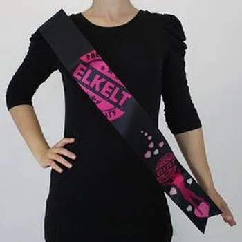 Vállszalag - Elkelt feliratú, Fekete