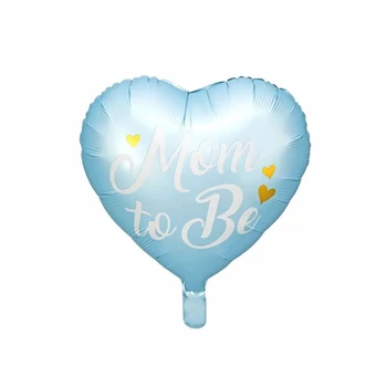 Fólia lufi - 14"-es Babaváró Mom to Be - Kék Léggömb