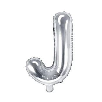 Fólia lufi - 14˝-es Ezüst - J -