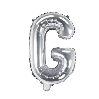 Fólia lufi - 14˝-es Ezüst - G -