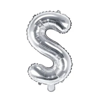 Fólia lufi - 14˝-es Ezüst - S -