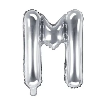 Fólia lufi - 14˝-es Ezüst - M -